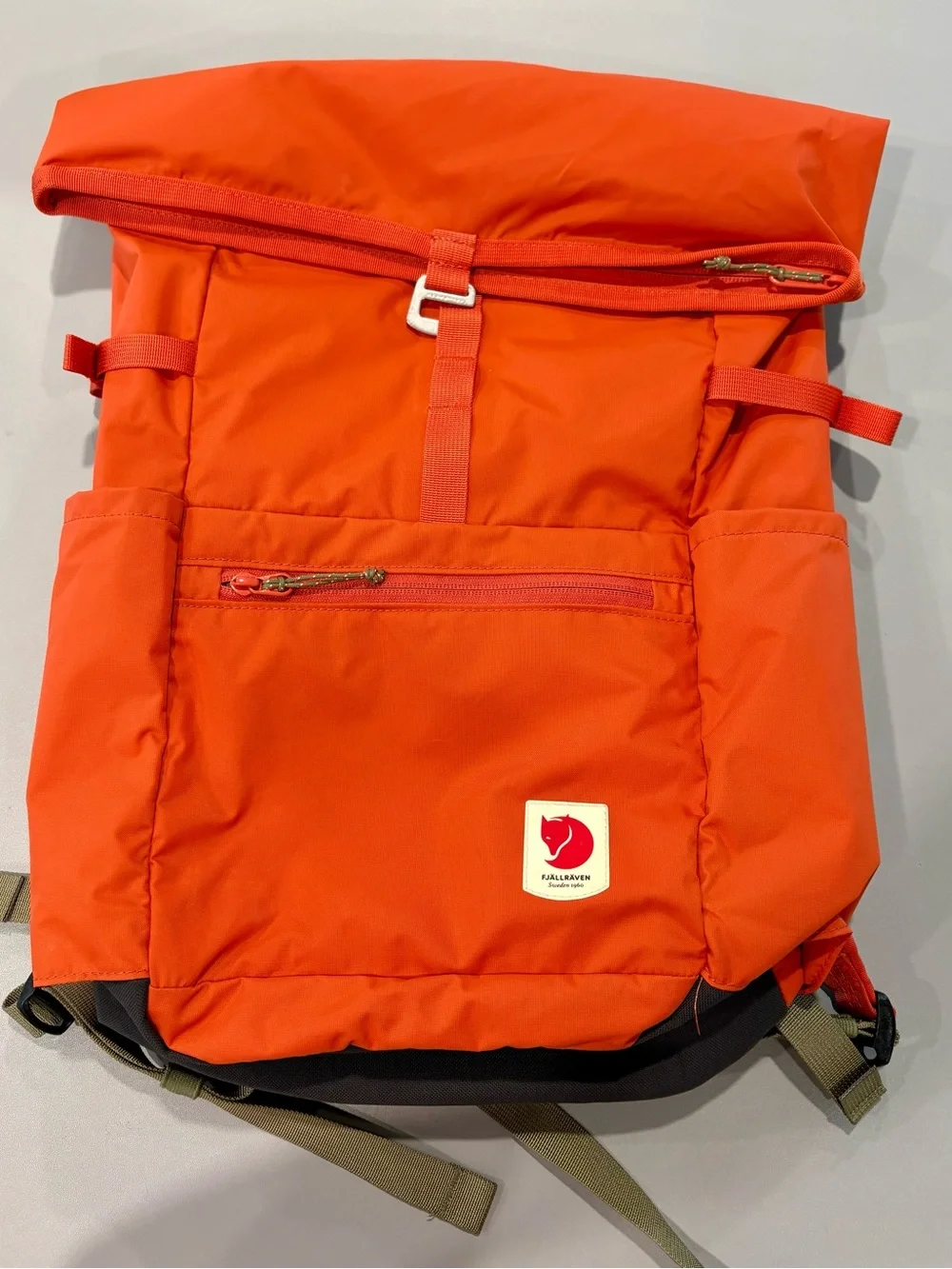 Fjällräven High Coast Foldsack 24 20L Orange Daypack Fits 15